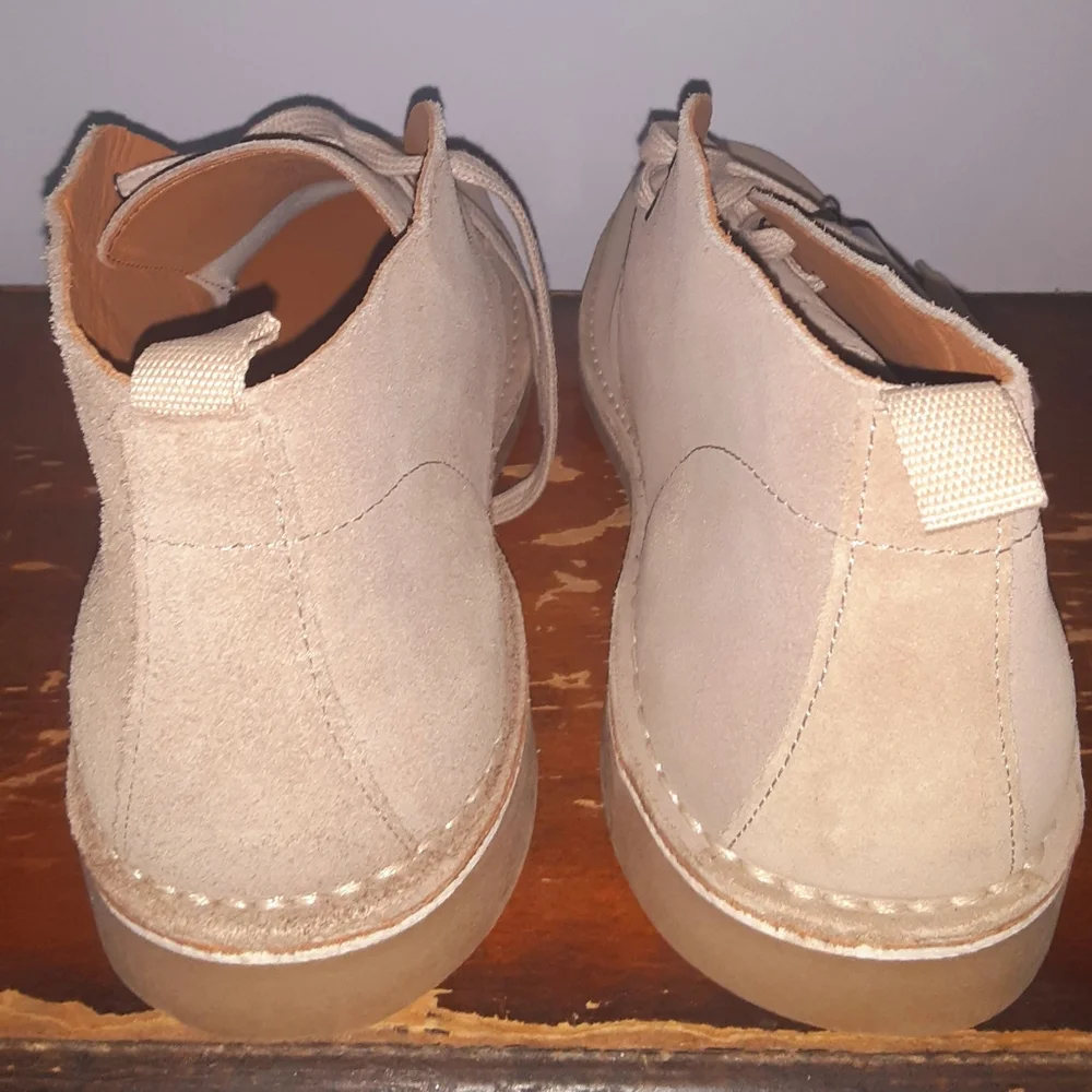 Alpine Design Ortholite Taupe Suede Ankle Loafer Boots 12